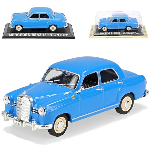 alles-meine.de GmbH Mercedes-B 180 D W120 Limousine Blau Kleiner Ponton 1953-1962 1/43 Modellcarsonline Modell Auto von alles-meine.de GmbH