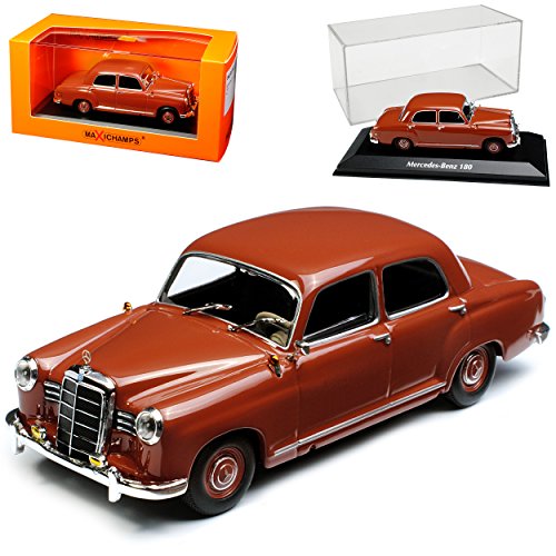 alles-meine.de GmbH Mercedes-B 180 W120 Kleiner Ponton Limousine Dunkel Rot 1953-1962 1/43 Minichamps Maxichamps Modell Auto von alles-meine.de GmbH