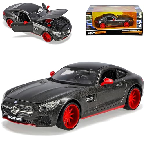 alles-meine.de GmbH Mercedes-B AMG GT S Coupe Schwarz Tuning Ab 2014 1/24 Modell Auto mit individiuellem Wunschkennzeichen von alles-meine.de GmbH