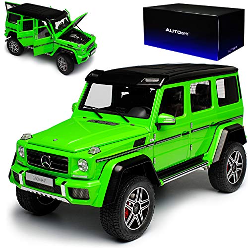 alles-meine.de GmbH Mercedes-B G-Klasse G500 4X4 Alien Grün 76315 1/18 AutoArt Modell Auto mit individiuellem Wunschkennzeichen von alles-meine.de GmbH