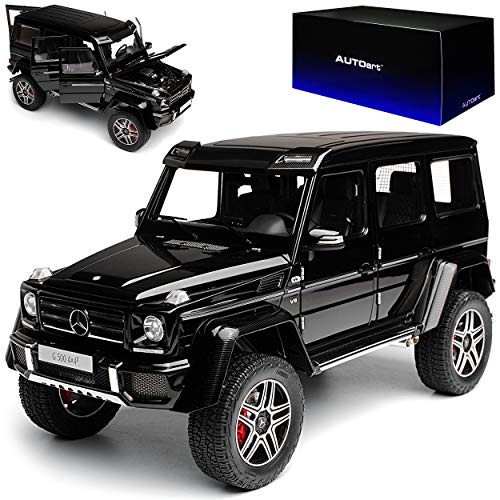 alles-meine.de GmbH Mercedes-B G-Klasse G500 4X4 Schwarz 76317 1/18 AutoArt Modell Auto mit individiuellem Wunschkennzeichen von alles-meine.de GmbH