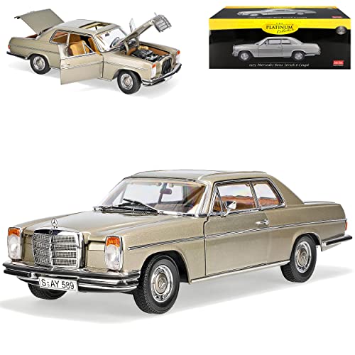 alles-meine.de GmbH Mercedes-Benz /8 Strich-Acht Coupe Beige Grau W114 1967-1976 1/18 Sun Star Modell Auto mit individiuellem Wunschkennzeichen von alles-meine.de GmbH