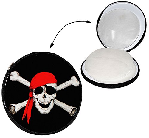 alles-meine.de GmbH Metallbox Pirat - für 12 - CD/Tasche - Piraten - Aufbewahrung für Kinder Wallet Hülle Box CDTasche CDHülle - Totenkopf/Schatzsuche -Schatzsucher CDs von alles-meine.de GmbH
