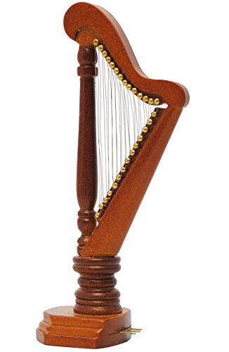 alles-meine.de GmbH Miniatur Harfe - aus Holz/Maßstab 1:12 - Saiten Musikinstrument - Nostalgie Nostalgisch für Puppenstube/Puppenhaus - Harfeninstrument - Zupfinstrument - M.. alles-meine.de GmbH Miniatur Harfe - aus Holz/Maßstab 1:12 - Saiten Musikinstrument - Nostalgie Nostalgisch für Puppenstube/Puppenhaus - Harfeninstrument - Zupfinstrument - M.. von alles-meine.de GmbH