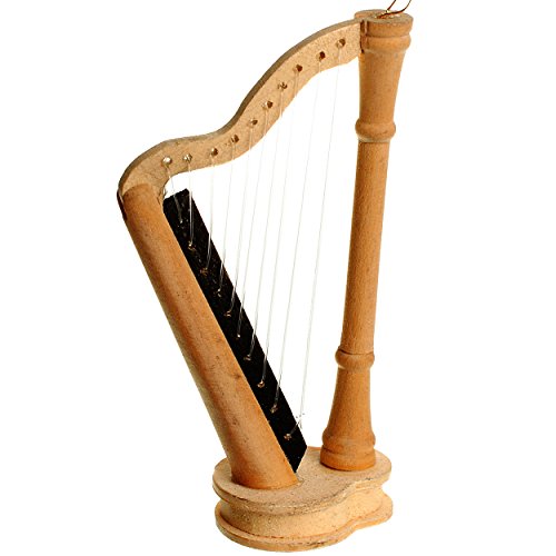 alles-meine.de GmbH Miniatur Harfe - aus hellem Natur Holz/Maßstab 1:12 - Saiten Musikinstrument klein - Konzertharfe - Harfeninstrument - Diorama - für Puppenstube/Puppenhau.. alles-meine.de GmbH Miniatur Harfe - aus hellem Natur Holz/Maßstab 1:12 - Saiten Musikinstrument klein - Konzertharfe - Harfeninstrument - Diorama - für Puppenstube/Puppenhau.. von alles-meine.de GmbH