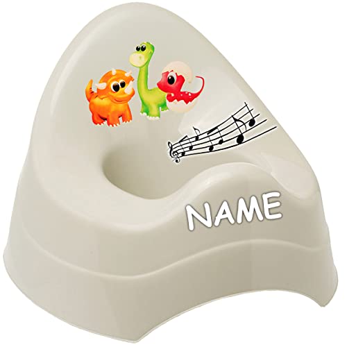 alles-meine.de GmbH Musik & Sound - Töpfchen/Nachttopf/Babytopf - hell grau Tiere - Dinosaurier - Dino inkl. Name - Bieco - Melody - mit großer Lehne + Spritzschutz - BAB.. alles-meine.de GmbH Musik & Sound - Töpfchen/Nachttopf/Babytopf - hell grau Tiere - Dinosaurier - Dino inkl. Name - Bieco - Melody - mit großer Lehne + Spritzschutz - BAB.. von alles-meine.de GmbH