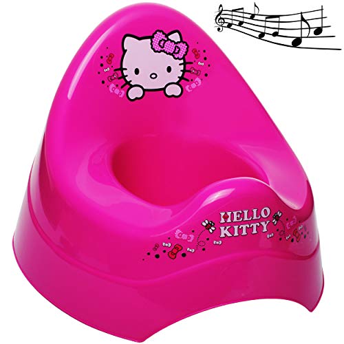 alles-meine.de GmbH Musik & Sound - Töpfchen/Nachttopf/Babytopf - pink - rosa Hello Kitty - Katze Bieco - Melody - mit großer Lehne + Spritzschutz - Babytöpfchen/Kinder.. von alles-meine.de GmbH