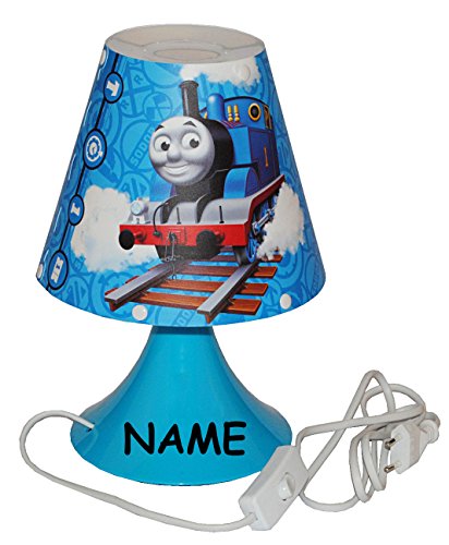 alles-meine.de GmbH Nachttischlampe Thomas die Lokomotive - incl. Name - 29 cm hoch - Tischleuchte für Kinder Kinderzimmer - Jungen Eisenbahn Lok Zug - Tischlampe Lampe Stehlampe alles-meine.de GmbH Nachttischlampe Thomas die Lokomotive - incl. Name - 29 cm hoch - Tischleuchte für Kinder Kinderzimmer - Jungen Eisenbahn Lok Zug - Tischlampe Lampe Stehlampe von alles-meine.de GmbH