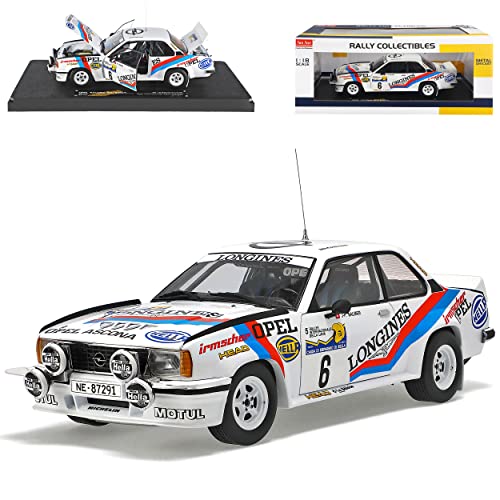 alles-meine.de GmbH Opel Ascona 400 Balmer Cavalli Rallye Della Lana Italien 1982 1/18 Sun Star Modell Auto mit individiuellem Wunschkennzeichen von alles-meine.de GmbH