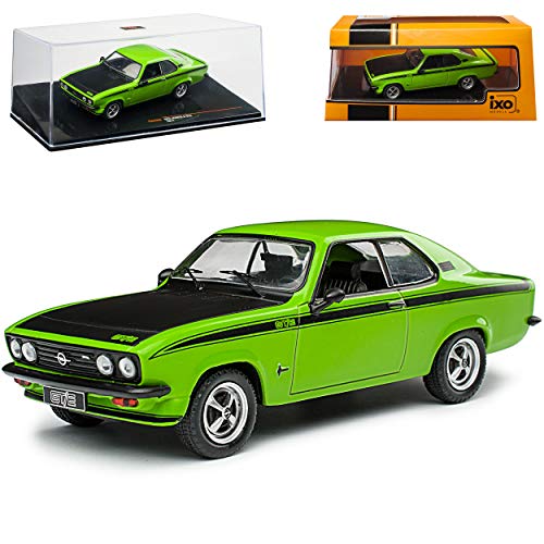alles-meine.de GmbH Opel Manta A GT/E Grün mit Schwarz 1970-1975 1/43 Ixo Modell Auto mit individiuellem Wunschkennzeichen von alles-meine.de GmbH