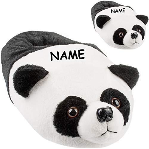 alles-meine.de GmbH Plüsch Hausschuhe - Panda Bär - Größe 33-42 EU inkl. Name - Größe frei wählbar schön warm Kuschel - für Kinder & Erwachsene - ABS Sohle rutschfest - P.. alles-meine.de GmbH Plüsch Hausschuhe - Panda Bär - Größe 33-42 EU inkl. Name - Größe frei wählbar schön warm Kuschel - für Kinder & Erwachsene - ABS Sohle rutschfest - P.. von alles-meine.de GmbH