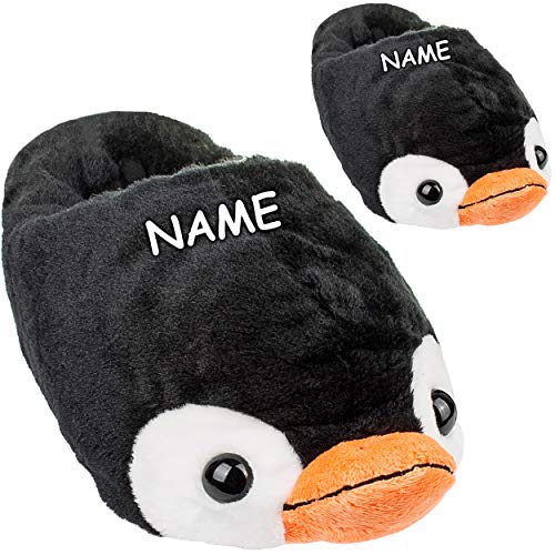 alles-meine.de GmbH Plüsch Hausschuhe - Pinguin - Größe 29-42 EU inkl. Name - Größe frei wählbar schön warm Kuschel - für Kinder & Erwachsene - ABS Sohle rutschfest - Plü.. alles-meine.de GmbH Plüsch Hausschuhe - Pinguin - Größe 29-42 EU inkl. Name - Größe frei wählbar schön warm Kuschel - für Kinder & Erwachsene - ABS Sohle rutschfest - Plü.. von alles-meine.de GmbH