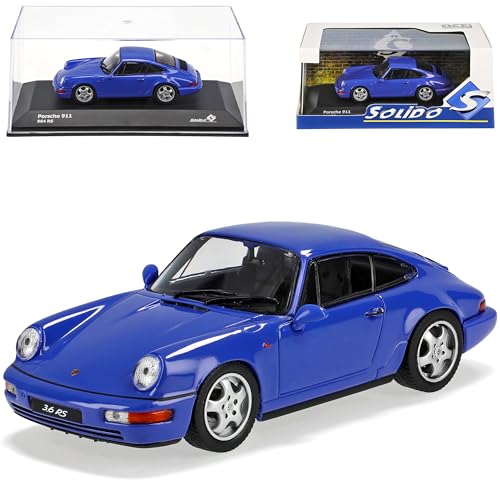 alles-meine.de GmbH Porsche 911 964 RS Coupe Maritim Blau 1988-1994 1/43 Solido Modell Auto mit individiuellem Wunschkennzeichen alles-meine.de GmbH Porsche 911 964 RS Coupe Maritim Blau 1988-1994 1/43 Solido Modell Auto mit individiuellem Wunschkennzeichen von alles-meine.de GmbH