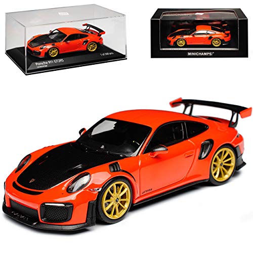alles-meine.de GmbH Porsche 911 991 II GT2 RS Orange Modell ab 2012 Ab Facelift 2015 limitiert 1 von 300 Stück 1/43 Minichamps Modell Auto mit individiuellem Wunschkennzeichen von alles-meine.de GmbH