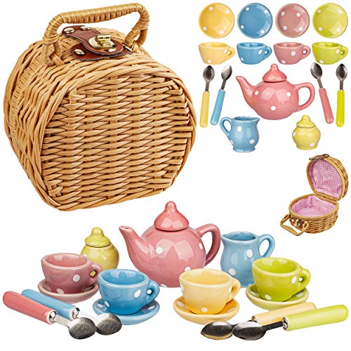 alles-meine.de GmbH Puppenküche - Geschirr & Zubehör Verschiedene Modelle wählbar 18 TLG. großes Set Picknick Korb - Puppengeschirr/Kaffeeservice & Teeservice - Bunte Pun.. alles-meine.de GmbH Puppenküche - Geschirr & Zubehör Verschiedene Modelle wählbar 18 TLG. großes Set Picknick Korb - Puppengeschirr/Kaffeeservice & Teeservice - Bunte Pun.. von alles-meine.de GmbH