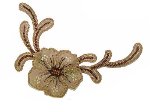 alles-meine.de GmbH Ranke 14,4 cm * 10 cm Bügelbild Aufnäher Applikation Ranken Blume Blüte beige alles-meine.de GmbH Ranke 14,4 cm * 10 cm Bügelbild Aufnäher Applikation Ranken Blume Blüte beige von alles-meine.de GmbH