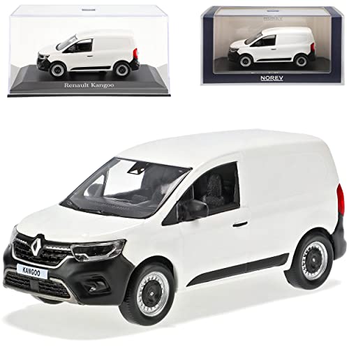 Renautl Kangoo Kasten Transporter Weiss 3. Generation Ab 2021 1/43 Norev Modell Auto mit individiuellem Wunschkennzeichen von alles-meine.de GmbH