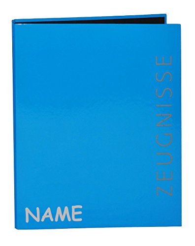 alles-meine.de GmbH Ringbuch/Sammelordner Zeugnisse incl. Namen - BLAU A4 für Dokumente/Zeugnis/Zeugnisheft/Dokumentenmappe/Zeugnismappe/Zeugnisordner - Ordner Ri.. von alles-meine.de GmbH
