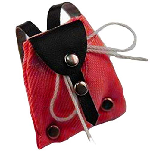 alles-meine.de GmbH Rucksack Tasche rot Miniatur für Puppenstube Puppenhaus - Maßstab 1:12 - Wanderrucksack/Wandern - Wanderurlaub Deko von alles-meine.de GmbH