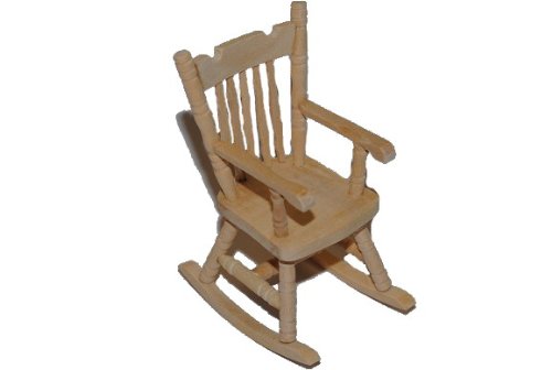 alles-meine.de GmbH Schaukelstuhl Stuhl aus Holz - Miniatur für Puppenstube Puppenhaus - Puppenstuben - Maßstab 1:12- Wohnzimmer alles-meine.de GmbH Schaukelstuhl Stuhl aus Holz - Miniatur für Puppenstube Puppenhaus - Puppenstuben - Maßstab 1:12- Wohnzimmer von alles-meine.de GmbH