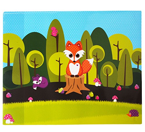alles-meine.de GmbH Schreibtischunterlage - Fuchs & Waldtiere - 50 cm * 39 cm - Unterlage/Knetunterlage/Tischunterlage - für Jungen & Mädchen - Kinder/Pilze Tiere Tier - Fü.. von alles-meine.de GmbH