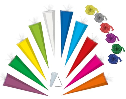 alles-meine.de GmbH Schultüte/Bastelschultüte - Rot - 85 cm incl. Schleife/Tüllabschluß - Zuckertüte - Rohling zum Basteln, Bemalen und Bekleben Bastelschultüte alles-meine.de GmbH Schultüte/Bastelschultüte - Rot - 85 cm incl. Schleife/Tüllabschluß - Zuckertüte - Rohling zum Basteln, Bemalen und Bekleben Bastelschultüte von alles-meine.de GmbH