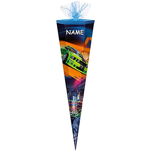 alles-meine.de GmbH Schultüte - Auto - Rennauto/Sportwagen - 85 cm - 6 eckig - incl. Name - Tüllabschluß - Zuckertüte - mit/ohne Kunststoff Spitze - Markneukirchen - Jungen J.. alles-meine.de GmbH Schultüte - Auto - Rennauto/Sportwagen - 85 cm - 6 eckig - incl. Name - Tüllabschluß - Zuckertüte - mit/ohne Kunststoff Spitze - Markneukirchen - Jungen J.. von alles-meine.de GmbH