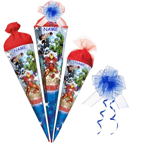 alles-meine.de GmbH Schultüte - Avenger - 35-85 cm - Größe wählbar - Holzspitze wählbar - inkl. Name + Tüll Schleife - Zuckertüte - Tüll - oder Filzabschluß - eckig/rund - kl.. alles-meine.de GmbH Schultüte - Avenger - 35-85 cm - Größe wählbar - Holzspitze wählbar - inkl. Name + Tüll Schleife - Zuckertüte - Tüll - oder Filzabschluß - eckig/rund - kl.. von alles-meine.de GmbH