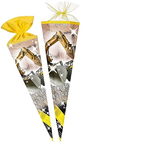 alles-meine.de GmbH Schultüte - Bagger & Baustelle 70-85 cm Größe wählbar Zuckertüte - Tüllabschluß/Filzabschluß - eckig/rund - Mädchen Jungen - klein & groß - Gesche.. alles-meine.de GmbH Schultüte - Bagger & Baustelle 70-85 cm Größe wählbar Zuckertüte - Tüllabschluß/Filzabschluß - eckig/rund - Mädchen Jungen - klein & groß - Gesche.. von alles-meine.de GmbH