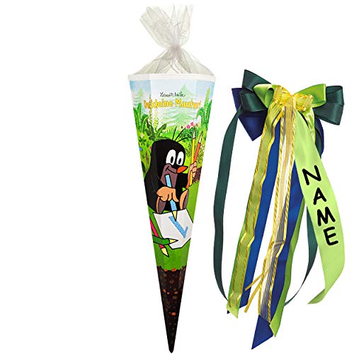 alles-meine.de GmbH Schultüte - Der kleine Maulwurf - Pauli - 85 cm - eckig - incl. individueller großer Schleife - mit Namen - Tüllabschluß - Zuckertüte - mit/ohne Kunst.. alles-meine.de GmbH Schultüte - Der kleine Maulwurf - Pauli - 85 cm - eckig - incl. individueller großer Schleife - mit Namen - Tüllabschluß - Zuckertüte - mit/ohne Kunst.. von alles-meine.de GmbH