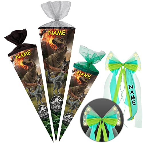 alles-meine.de GmbH Schultüte - Dinosaurier - Jurassic World 35-100 cm Größe wählbar inkl. Name + Verschluß-Schleife - Zuckertüte - Tüllabschluß/Filzabschluß - eckig / .. alles-meine.de GmbH Schultüte - Dinosaurier - Jurassic World 35-100 cm Größe wählbar inkl. Name + Verschluß-Schleife - Zuckertüte - Tüllabschluß/Filzabschluß - eckig / .. von alles-meine.de GmbH