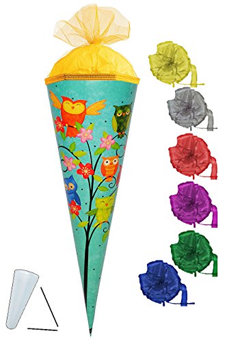 alles-meine.de GmbH Schultüte - Eulen auf AST - 85 cm - incl. Schleife - Tüllabschluß - Zuckertüte - mit/ohne Kunststoff Spitze - für Mädchen & Jungen - Eule lustig - Blumen tü.. alles-meine.de GmbH Schultüte - Eulen auf AST - 85 cm - incl. Schleife - Tüllabschluß - Zuckertüte - mit/ohne Kunststoff Spitze - für Mädchen & Jungen - Eule lustig - Blumen tü.. von alles-meine.de GmbH