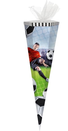 alles-meine.de GmbH Schultüte - Fußball - Fußballspieler/Soccer - 50 cm - rund - mit Tüllabschluß - Zuckertüte - mit/ohne Kunststoff Spitze - für Jungen/Fussballer - to.. alles-meine.de GmbH Schultüte - Fußball - Fußballspieler/Soccer - 50 cm - rund - mit Tüllabschluß - Zuckertüte - mit/ohne Kunststoff Spitze - für Jungen/Fussballer - to.. von alles-meine.de GmbH