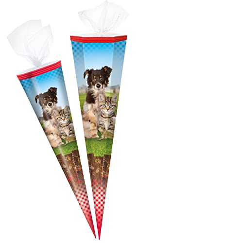 alles-meine.de GmbH Schultüte - Haustiere - Hund & Katze 50-85 cm Größe wählbar Zuckertüte - Tüllabschluß - eckig/rund - Mädchen & Jungen - klein & groß - Geschenktüte .. alles-meine.de GmbH Schultüte - Haustiere - Hund & Katze 50-85 cm Größe wählbar Zuckertüte - Tüllabschluß - eckig/rund - Mädchen & Jungen - klein & groß - Geschenktüte .. von alles-meine.de GmbH