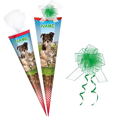 alles-meine.de GmbH Schultüte - Haustiere - Hund & Katze 50-85 cm Größe wählbar inkl. Name + Tüll Schleife - Zuckertüte - Tüllabschluß - eckig/rund - Mädchen & Jungen -.. alles-meine.de GmbH Schultüte - Haustiere - Hund & Katze 50-85 cm Größe wählbar inkl. Name + Tüll Schleife - Zuckertüte - Tüllabschluß - eckig/rund - Mädchen & Jungen -.. von alles-meine.de GmbH