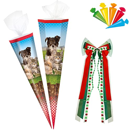 alles-meine.de GmbH Schultüte - Haustiere - Hund & Katze 50-85 cm Größe wählbar inkl. Schleife + 5 kleine Zuckertüten - Zuckertüte - Tüllabschluß - eckig/rund - Mädchen.. alles-meine.de GmbH Schultüte - Haustiere - Hund & Katze 50-85 cm Größe wählbar inkl. Schleife + 5 kleine Zuckertüten - Zuckertüte - Tüllabschluß - eckig/rund - Mädchen.. von alles-meine.de GmbH