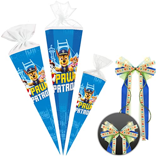 alles-meine.de GmbH Schultüte - Paw Patrool 35-100 cm Größe wählbar Zubehör - komplette Füllung - Zuckertüte - Tüllabschluß/Filzabschluß - eckig/rund - Jungen & Mädch.. von alles-meine.de GmbH