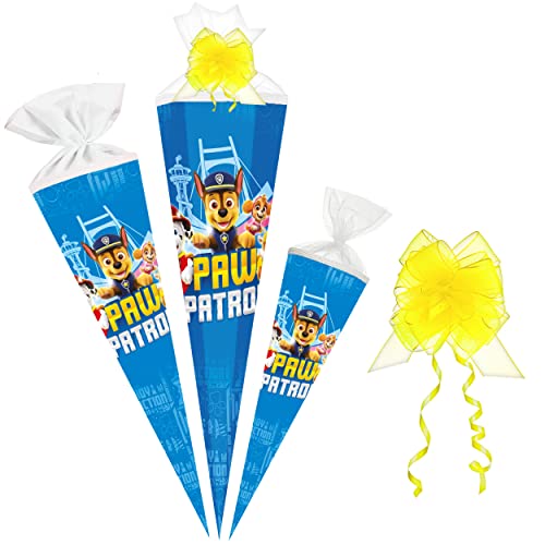 alles-meine.de GmbH Schultüte - Paw Patrool 35-100 cm Größe wählbar Zubehör - komplette Füllung - Zuckertüte - Tüllabschluß/Filzabschluß - eckig/rund - Jungen & Mädch.. von alles-meine.de GmbH