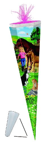 alles-meine.de GmbH Schultüte - Pferdekoppel 50 cm - mit Tüllabschluß - mit/ohne Kunststoff Spitze - Zuckertüte Mädchen Pferde Pferd Hund Katze alles-meine.de GmbH Schultüte - Pferdekoppel 50 cm - mit Tüllabschluß - mit/ohne Kunststoff Spitze - Zuckertüte Mädchen Pferde Pferd Hund Katze von alles-meine.de GmbH