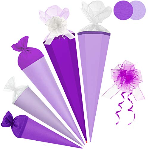 alles-meine.de GmbH Schultüte - Rohling - LILA/kräftiges violett - freie Farb - und Größenwahl - 35 cm bis 100 cm - rund - inkl. Schleife - Tüllabschluß - mit/ohne Kunststoff.. alles-meine.de GmbH Schultüte - Rohling - LILA/kräftiges violett - freie Farb - und Größenwahl - 35 cm bis 100 cm - rund - inkl. Schleife - Tüllabschluß - mit/ohne Kunststoff.. von alles-meine.de GmbH
