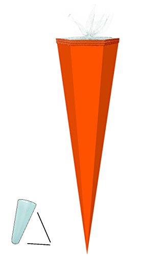 alles-meine.de GmbH Schultüte Rohling - ORANGE - 70 cm/Tüllabschluß - Zuckertüte - zum Basteln, Bemalen und Bekleben Bastelschultüte alles-meine.de GmbH Schultüte Rohling - ORANGE - 70 cm/Tüllabschluß - Zuckertüte - zum Basteln, Bemalen und Bekleben Bastelschultüte von alles-meine.de GmbH