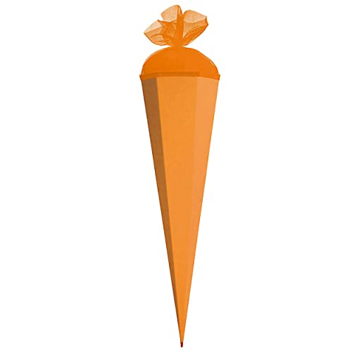 Schultüte - Rohling - ORANGE Größenwahl 35 cm bis 100 cm mit Holzspitze - Zuckertüte ALLE Größen - Roth - zum Basteln, Bemalen und Bekleben Bastelschult.. Schultüte - Rohling - ORANGE Größenwahl 35 cm bis 100 cm mit Holzspitze - Zuckertüte ALLE Größen - Roth - zum Basteln, Bemalen und Bekleben Bastelschult.. von alles-meine.de GmbH