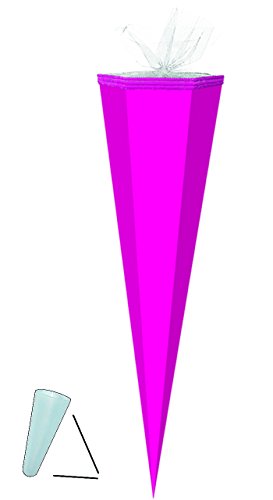 alles-meine.de GmbH Schultüte Rohling - Pink - 50 cm mit Tüllabschluß - Zuckertüte - zum Basteln, Bemalen und Bekleben Bastelschultüte alles-meine.de GmbH Schultüte Rohling - Pink - 50 cm mit Tüllabschluß - Zuckertüte - zum Basteln, Bemalen und Bekleben Bastelschultüte von alles-meine.de GmbH