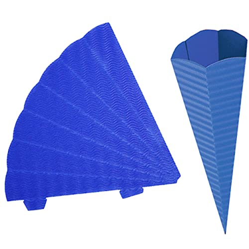 alles-meine.de GmbH Schultüte - Rohling Wellpappe - blau/dunkelblau - 33-100 cm - Größe wählbar - mit/ohne Kunststoff Spitze - Zuckertüte zum selber Basteln - 6 eckig - Bem.. alles-meine.de GmbH Schultüte - Rohling Wellpappe - blau/dunkelblau - 33-100 cm - Größe wählbar - mit/ohne Kunststoff Spitze - Zuckertüte zum selber Basteln - 6 eckig - Bem.. von alles-meine.de GmbH