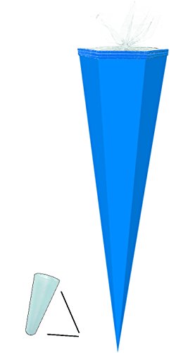 alles-meine.de GmbH Schultüte Rohling - dunkel Blau - 70 cm/Tüllabschluß Zuckertüte - zum Basteln, Bemalen und Bekleben Bastelschultüte alles-meine.de GmbH Schultüte Rohling - dunkel Blau - 70 cm/Tüllabschluß Zuckertüte - zum Basteln, Bemalen und Bekleben Bastelschultüte von alles-meine.de GmbH