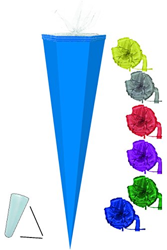 alles-meine.de GmbH Schultüte Rohling - dunkel Blau - 70 cm incl. Schleife/Tüllabschluß - Zuckertüte - zum Basteln, Bemalen und Bekleben Bastelschultüte alles-meine.de GmbH Schultüte Rohling - dunkel Blau - 70 cm incl. Schleife/Tüllabschluß - Zuckertüte - zum Basteln, Bemalen und Bekleben Bastelschultüte von alles-meine.de GmbH