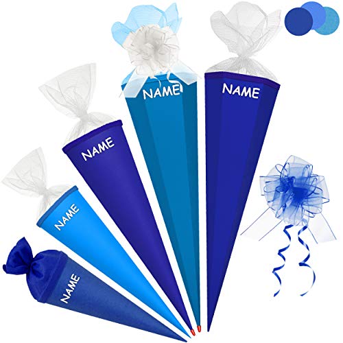 alles-meine.de GmbH Schultüte - Rohling - hell BLAU - himmelblau - 70 cm - rund - inkl. Name + Schleife - Tüllabschluß - mit/ohne Kunststoff Spitze - Zuckertüte - Markneukirche.. alles-meine.de GmbH Schultüte - Rohling - hell BLAU - himmelblau - 70 cm - rund - inkl. Name + Schleife - Tüllabschluß - mit/ohne Kunststoff Spitze - Zuckertüte - Markneukirche.. von alles-meine.de GmbH