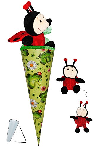 alles-meine.de GmbH Schultüte - incl. Plüschtier - Marienkäfer Viel Glück - 50 cm - mit Tüllabschluß - Zuckertüte - mit/ohne Kunststoff Spitze - für Mädchen & Jungen - Klee.. alles-meine.de GmbH Schultüte - incl. Plüschtier - Marienkäfer Viel Glück - 50 cm - mit Tüllabschluß - Zuckertüte - mit/ohne Kunststoff Spitze - für Mädchen & Jungen - Klee.. von alles-meine.de GmbH