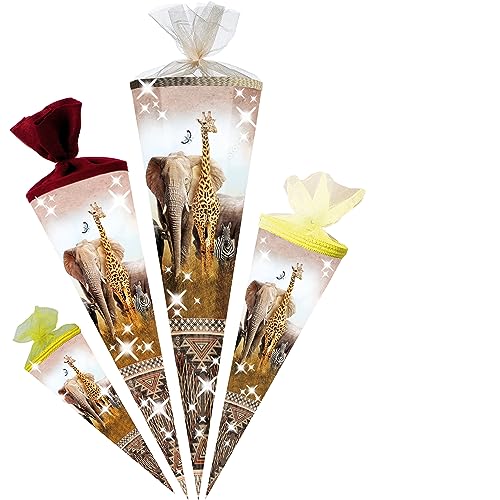 alles-meine.de GmbH Schultüte - mit 3D Glitzer - Effekt ! Safari/Zoo & Dschungel Tiere 35-85 cm Größe wählbar Zuckertüte - Tüllabschluß/Filzabschluß - eckig/rund .. alles-meine.de GmbH Schultüte - mit 3D Glitzer - Effekt ! Safari/Zoo & Dschungel Tiere 35-85 cm Größe wählbar Zuckertüte - Tüllabschluß/Filzabschluß - eckig/rund .. von alles-meine.de GmbH