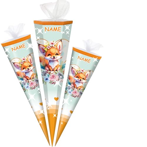 alles-meine.de GmbH Schultüte - mit 3D Glitzer - Effekt ! - süßer Fuchs - 50-85 cm - Größe wählbar - inkl. Name - Zuckertüte - Tüll Abschluß - eckig/rund - klein & groß - Ges.. alles-meine.de GmbH Schultüte - mit 3D Glitzer - Effekt ! - süßer Fuchs - 50-85 cm - Größe wählbar - inkl. Name - Zuckertüte - Tüll Abschluß - eckig/rund - klein & groß - Ges.. von alles-meine.de GmbH